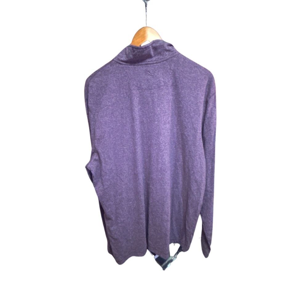 Ocean Coast Purple Quarter-Zip Pullover - Size XL - Picture 3 of 7